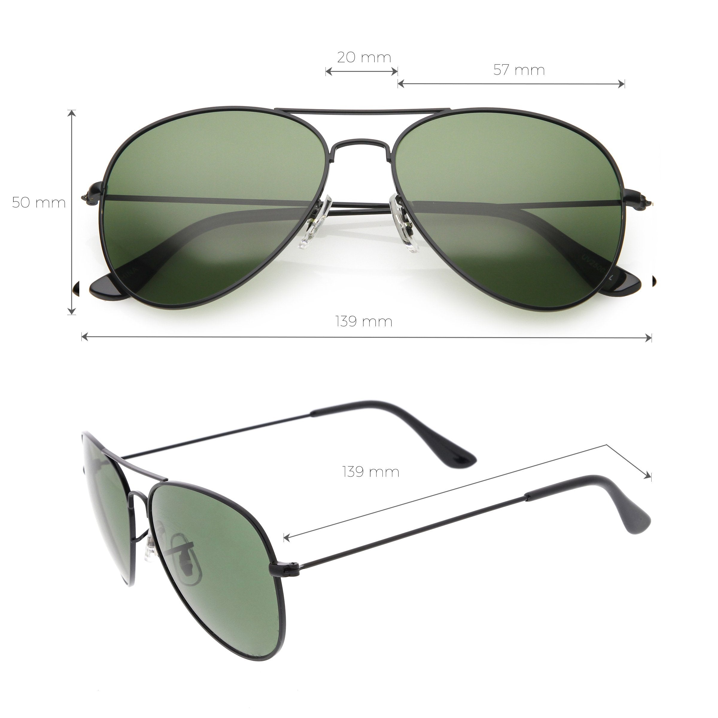 Premium Classic Aviator Sunglasses - Image 8