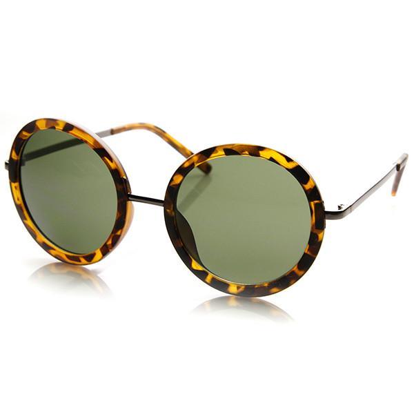 Round Fashion Designer Sunglasses - Image 6
