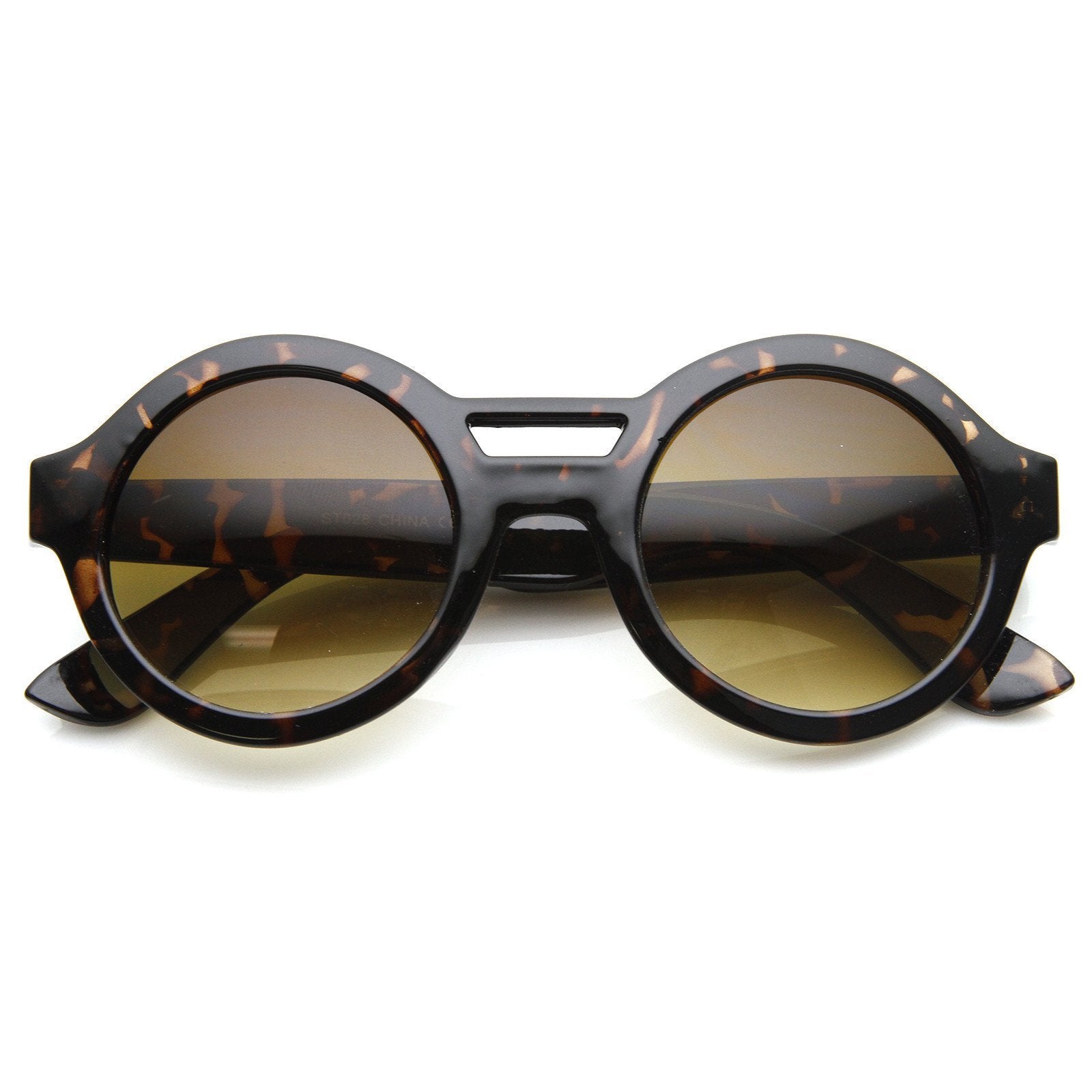 Circle Retro Indie Sunglasses - Image 4
