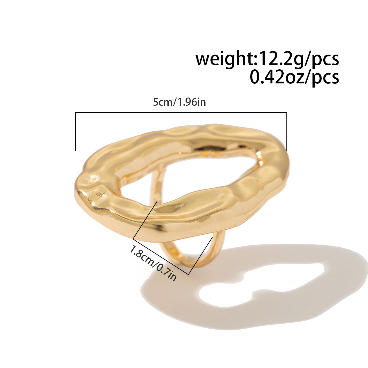 Mojoyce Hip Hop Punk Irregular Metal Rings For Women Men Fashion Hollow Geometric Gold Silver Color Knuckle Joint Ring Jewelry - Image 7