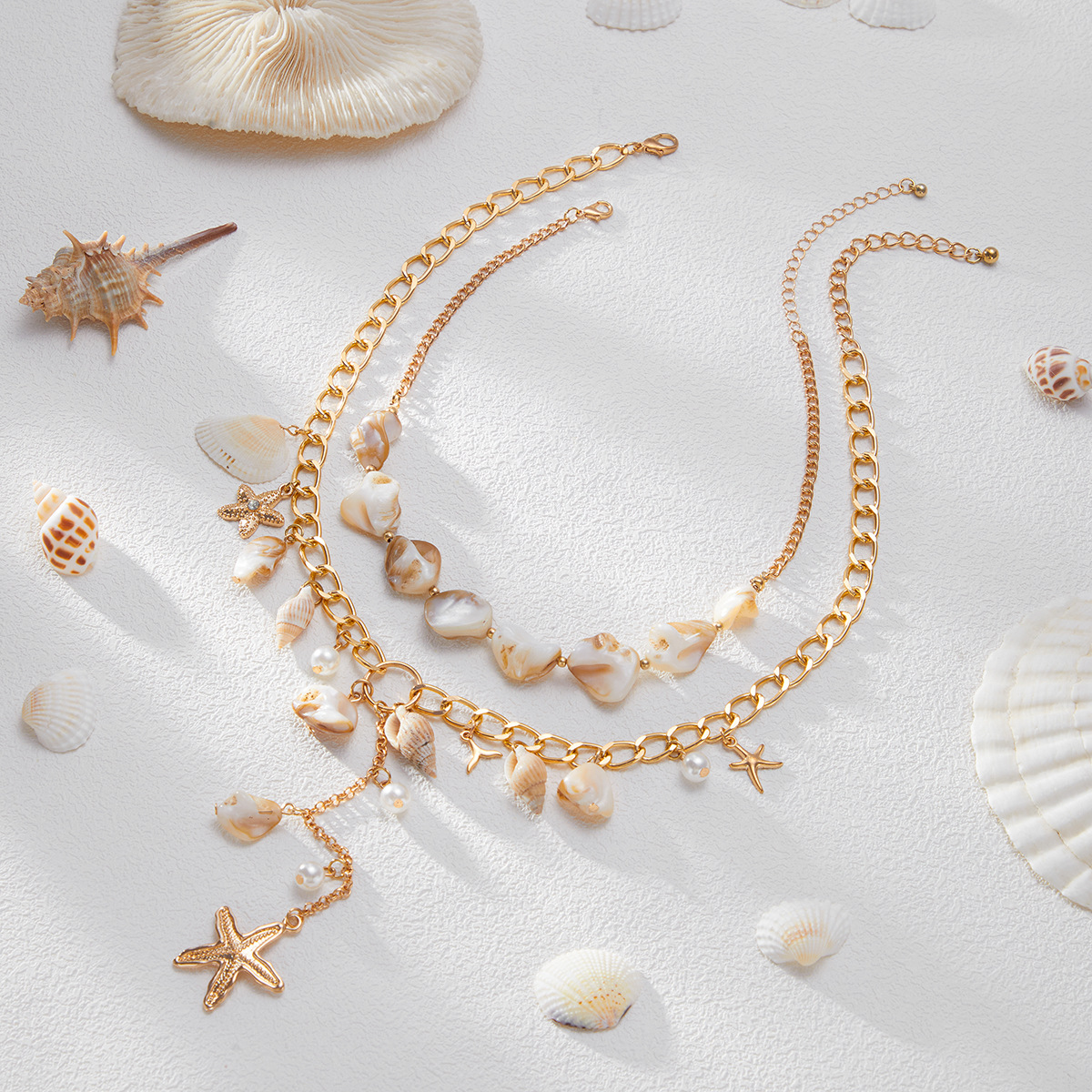 Mojoyce Bohemian Trendy Natural Shell Conch Choker Necklace for Women Imitation Pearl Pendant Necklaces Beach Party Jewelry - Image 3