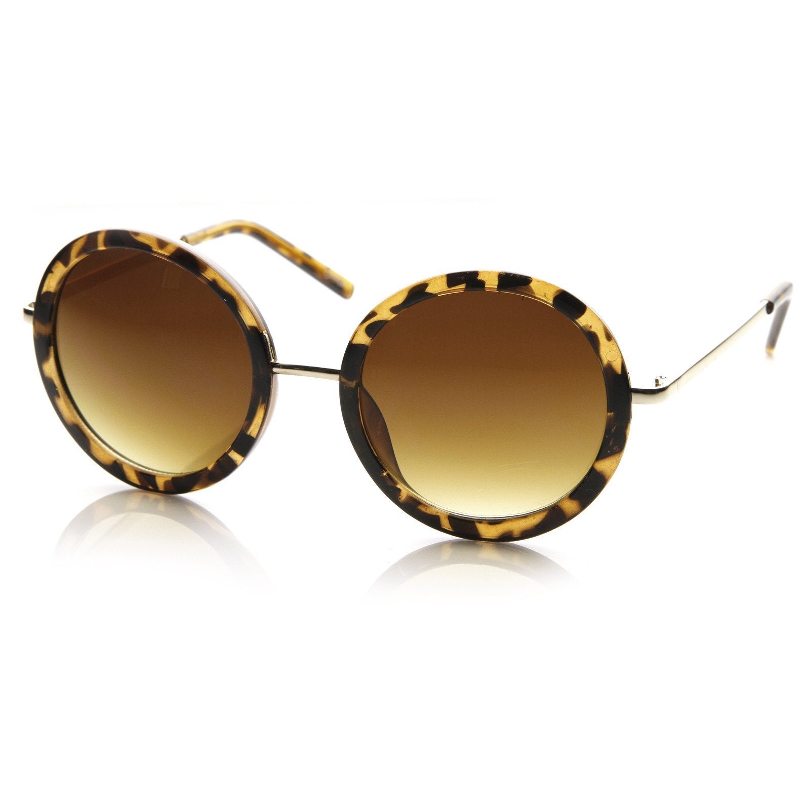 Round Fashion Designer Sunglasses - Image 2