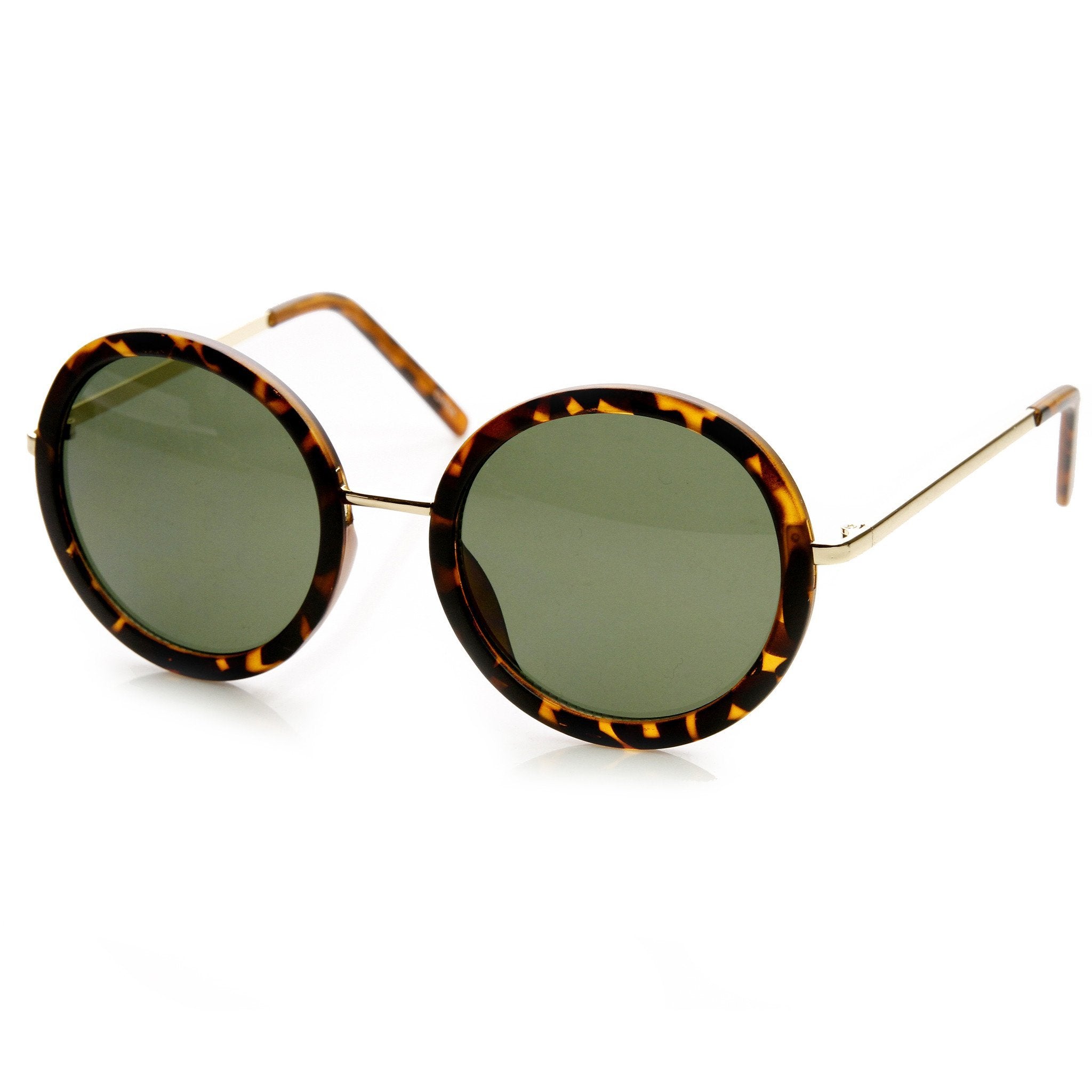 Round Fashion Designer Sunglasses - Image 8
