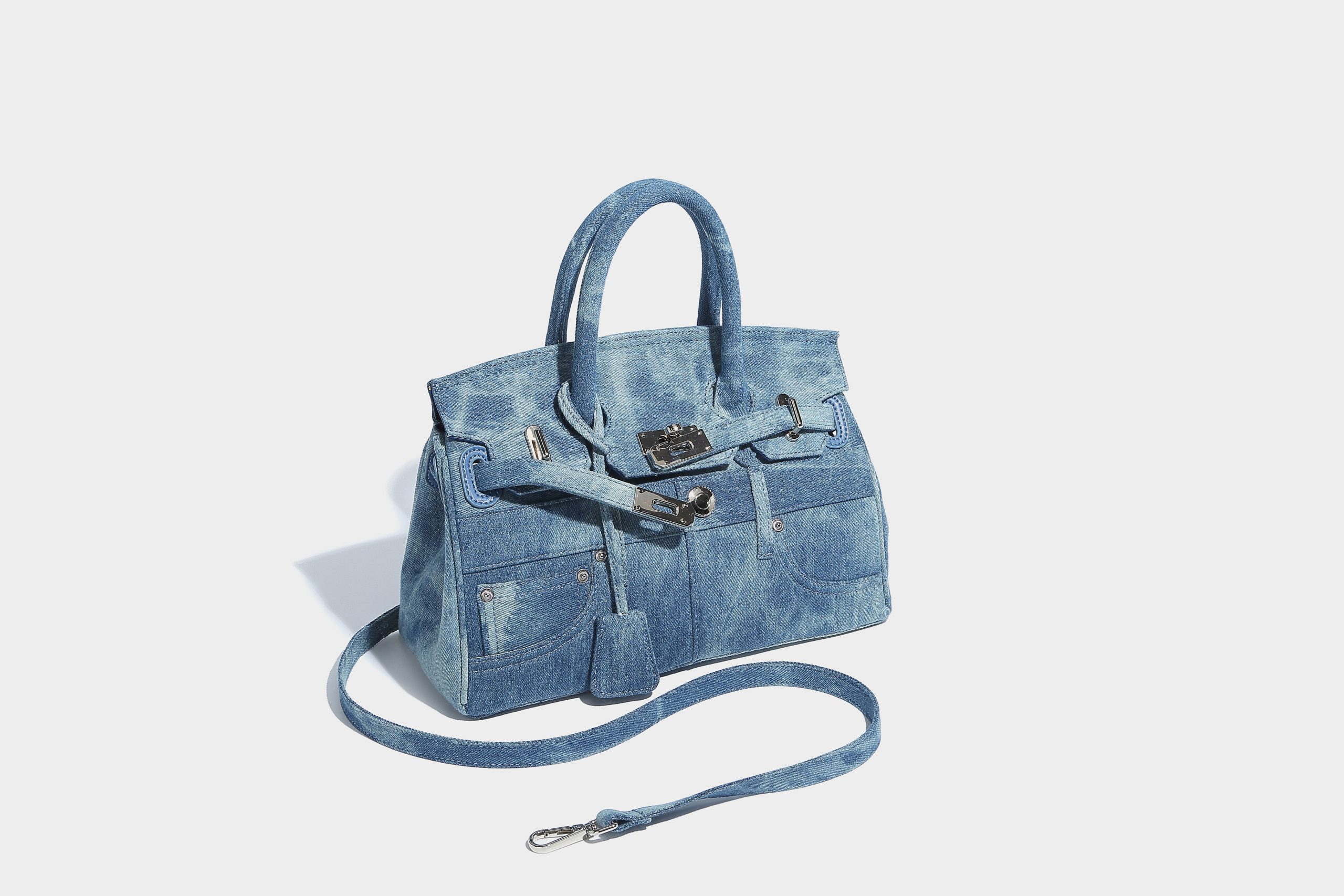 Denim Crossbody Bag - Image 3