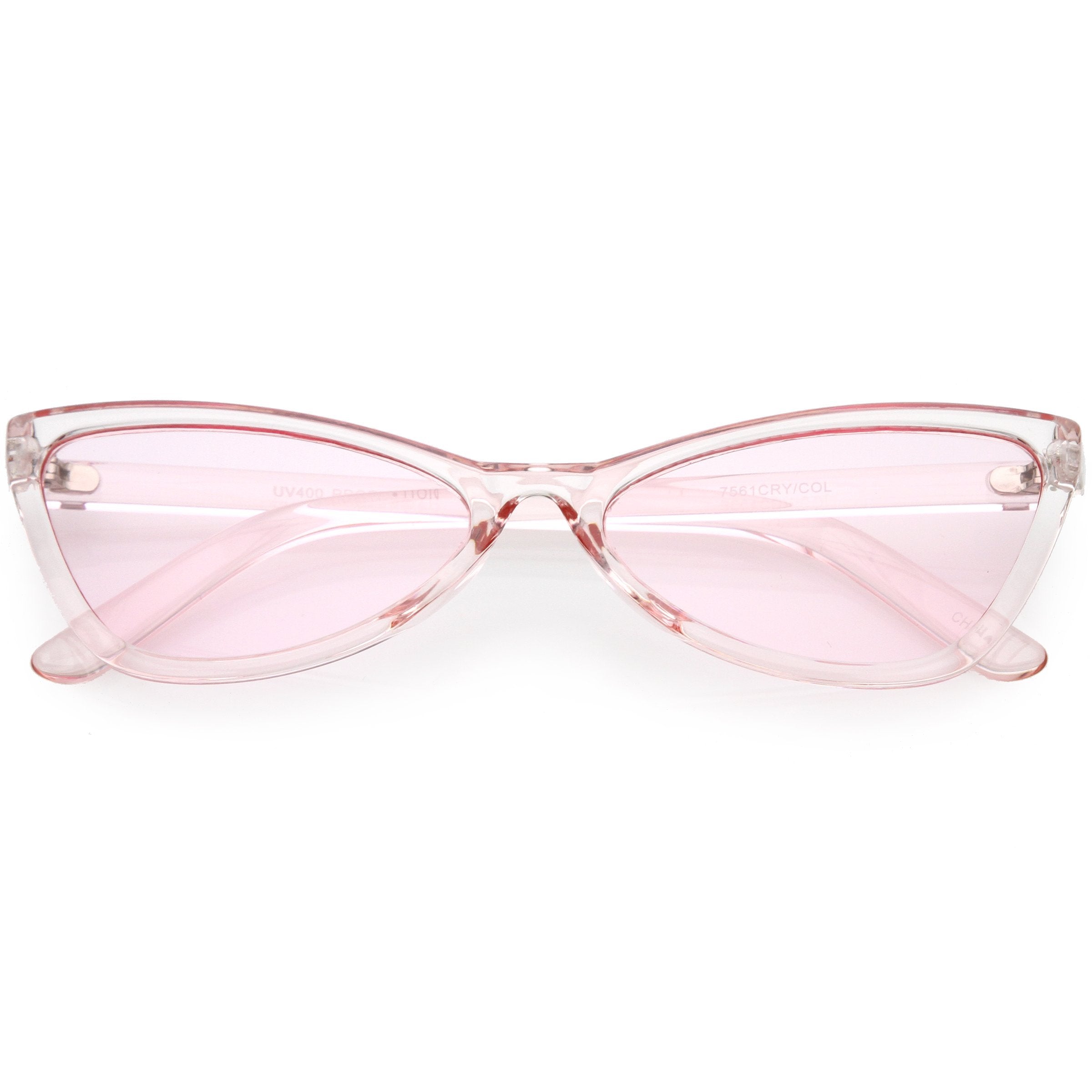 Retro Small Triangle Cat Eye Sunglasses - Image 6