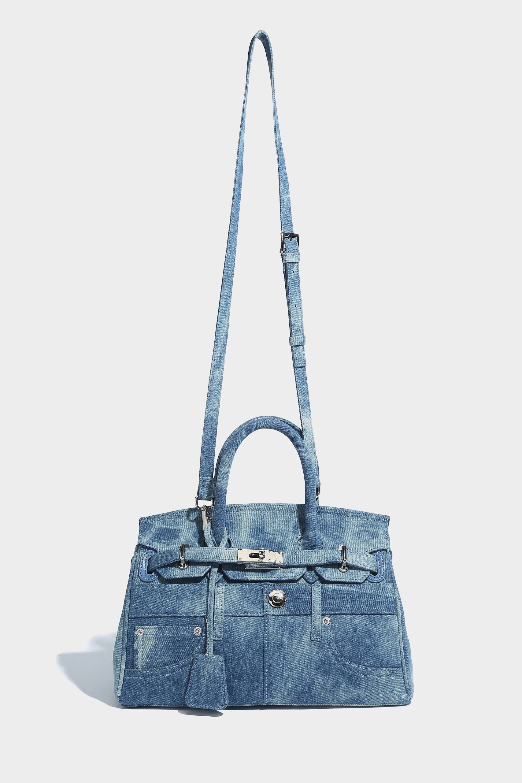 Denim Crossbody Bag - Image 4