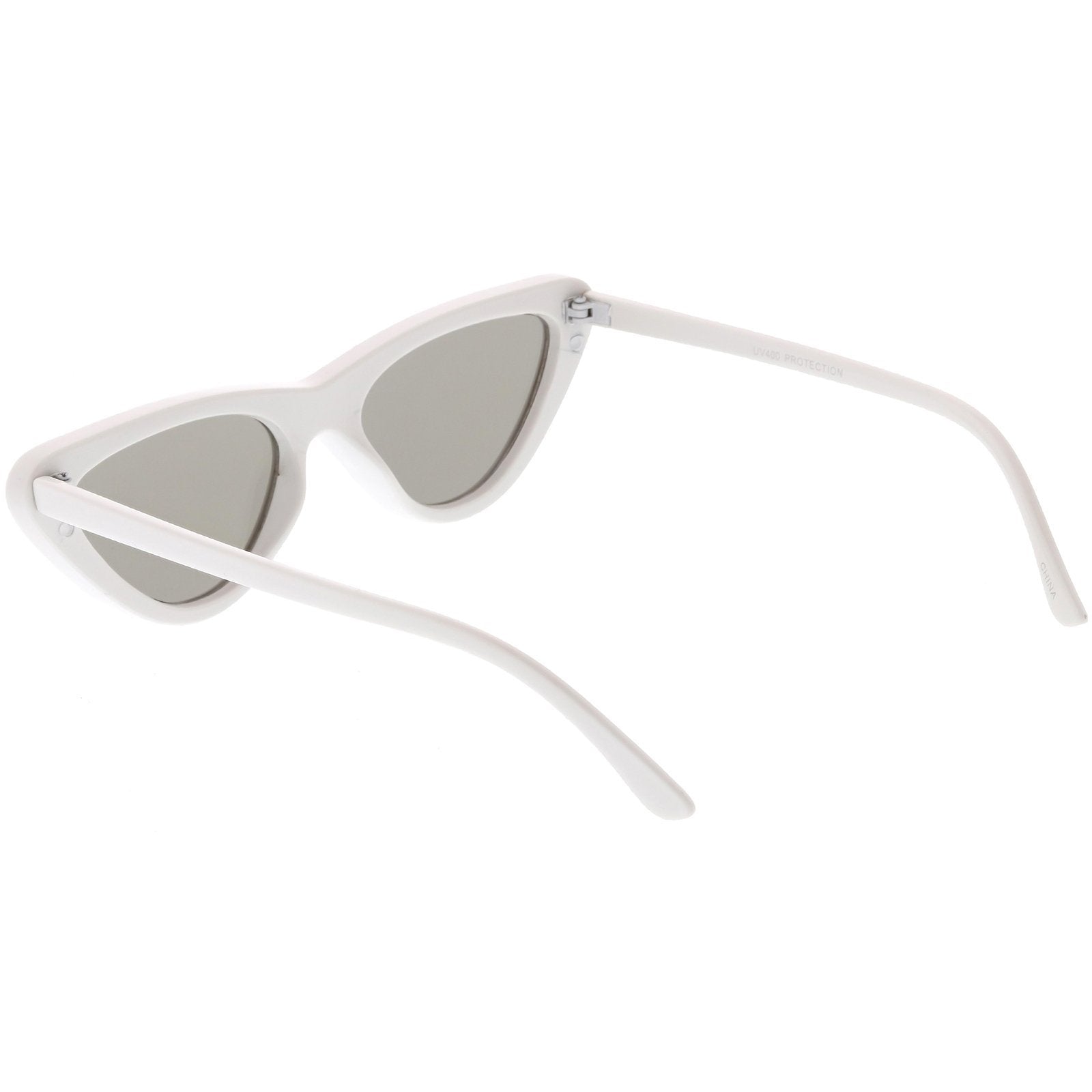 1990's Retro Narrow Cat Eye Sunglasses - Image 3