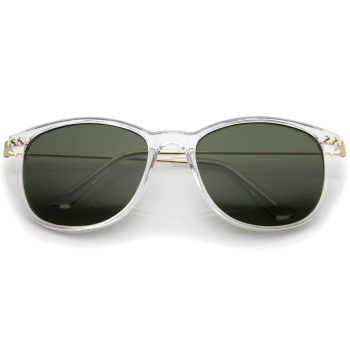 Slim Horned Rim Sunglasses