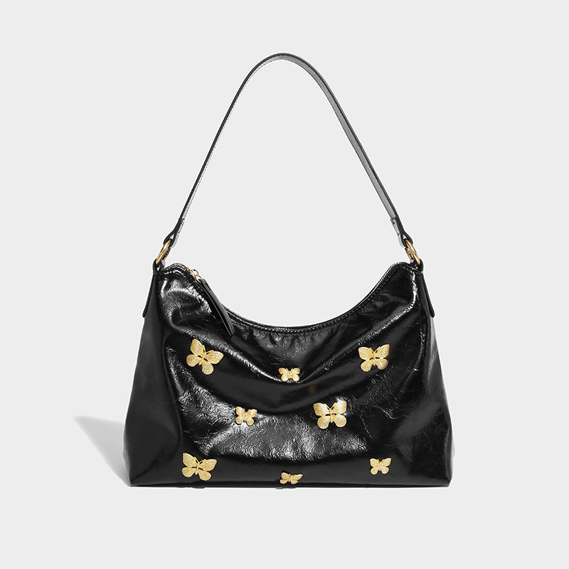 Vintage Bow Leather Tote Bag - Image 10
