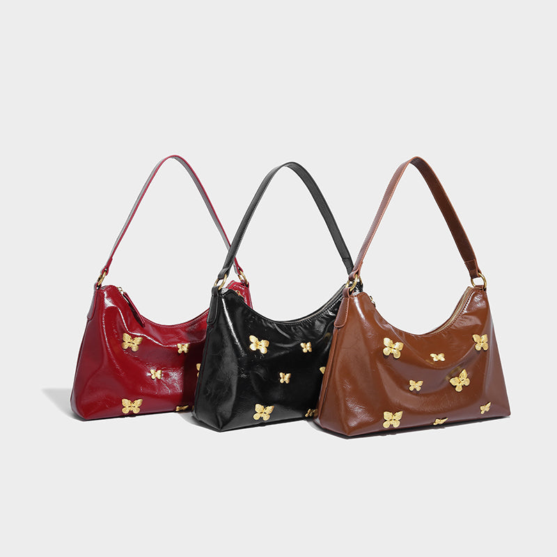 Vintage Bow Leather Tote Bag - Image 8