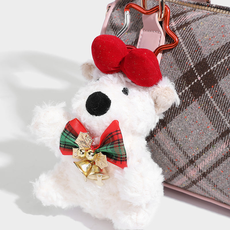 2025Winter Pink Plaid Crossbody Bag - Image 5