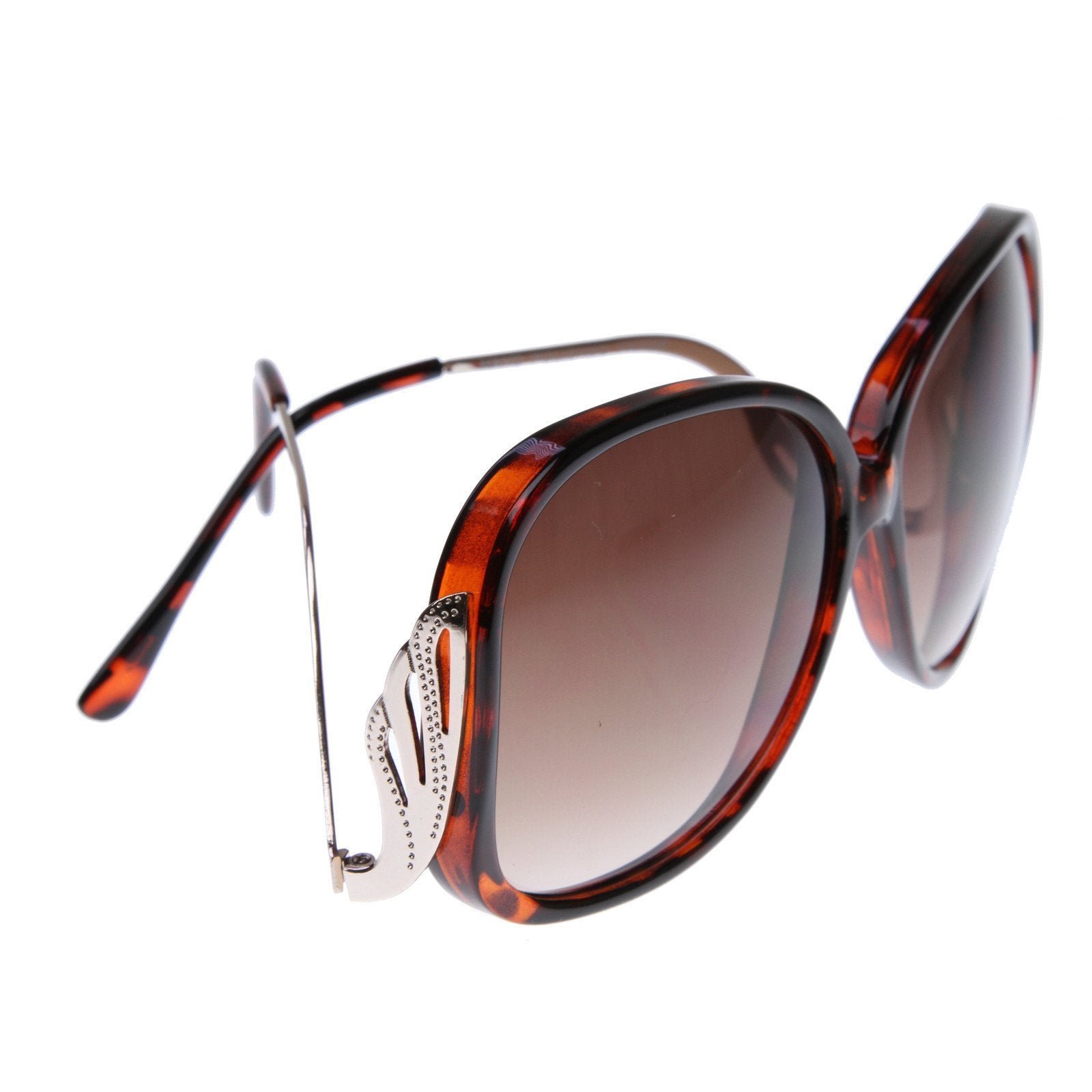 1980's Fashion Large Square Sunglasses - Image 2
