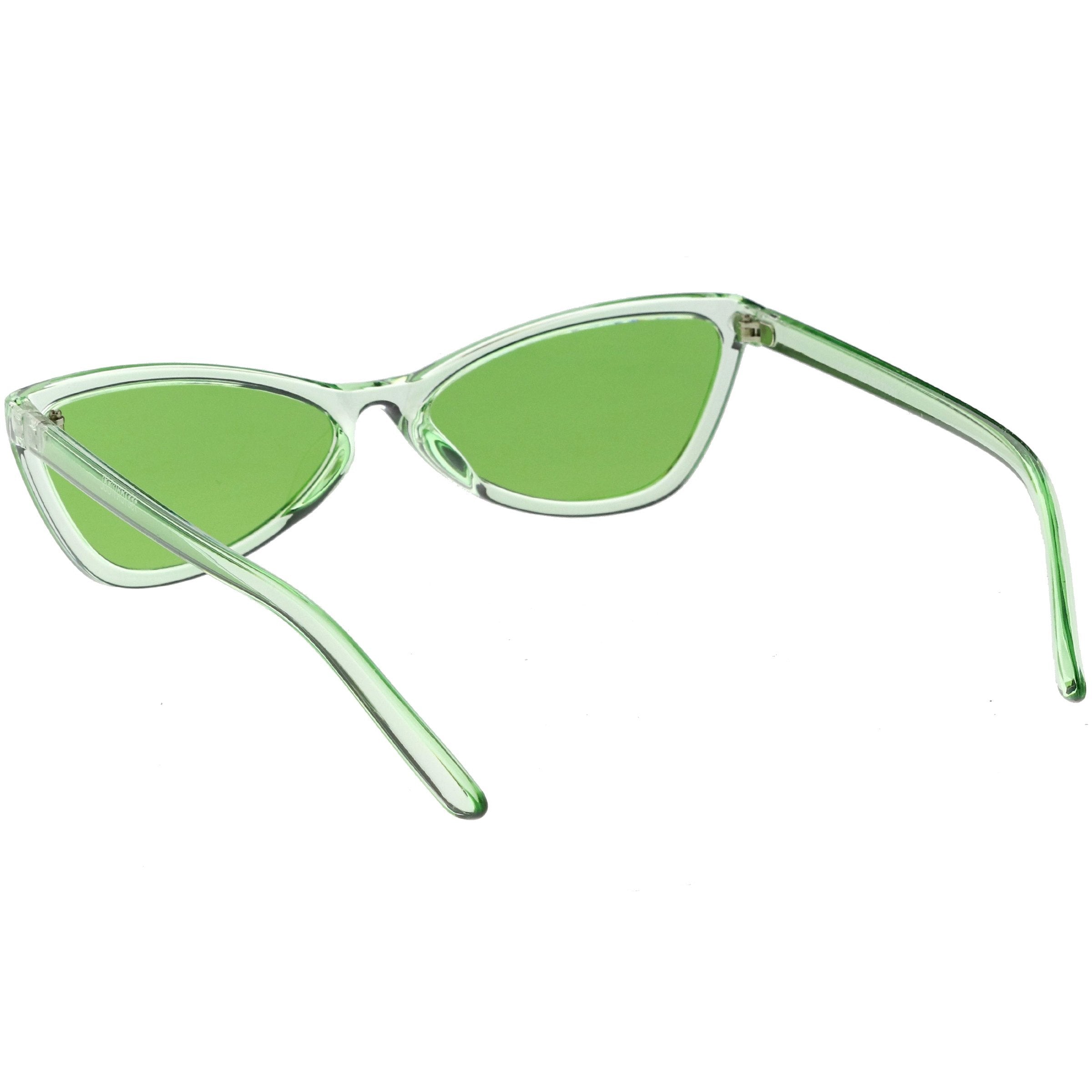 Retro Small Triangle Cat Eye Sunglasses - Image 3