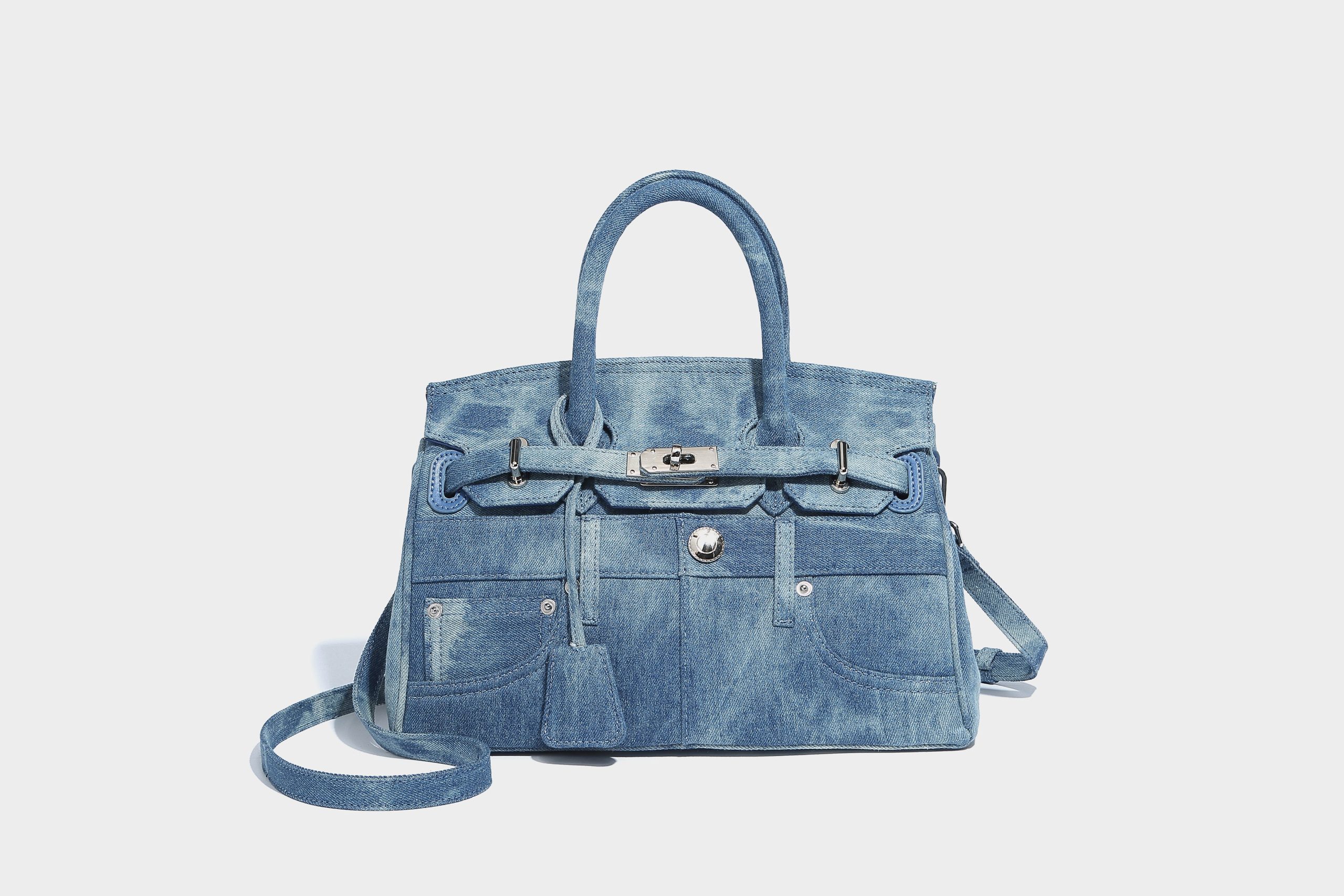 Denim Crossbody Bag - Image 2