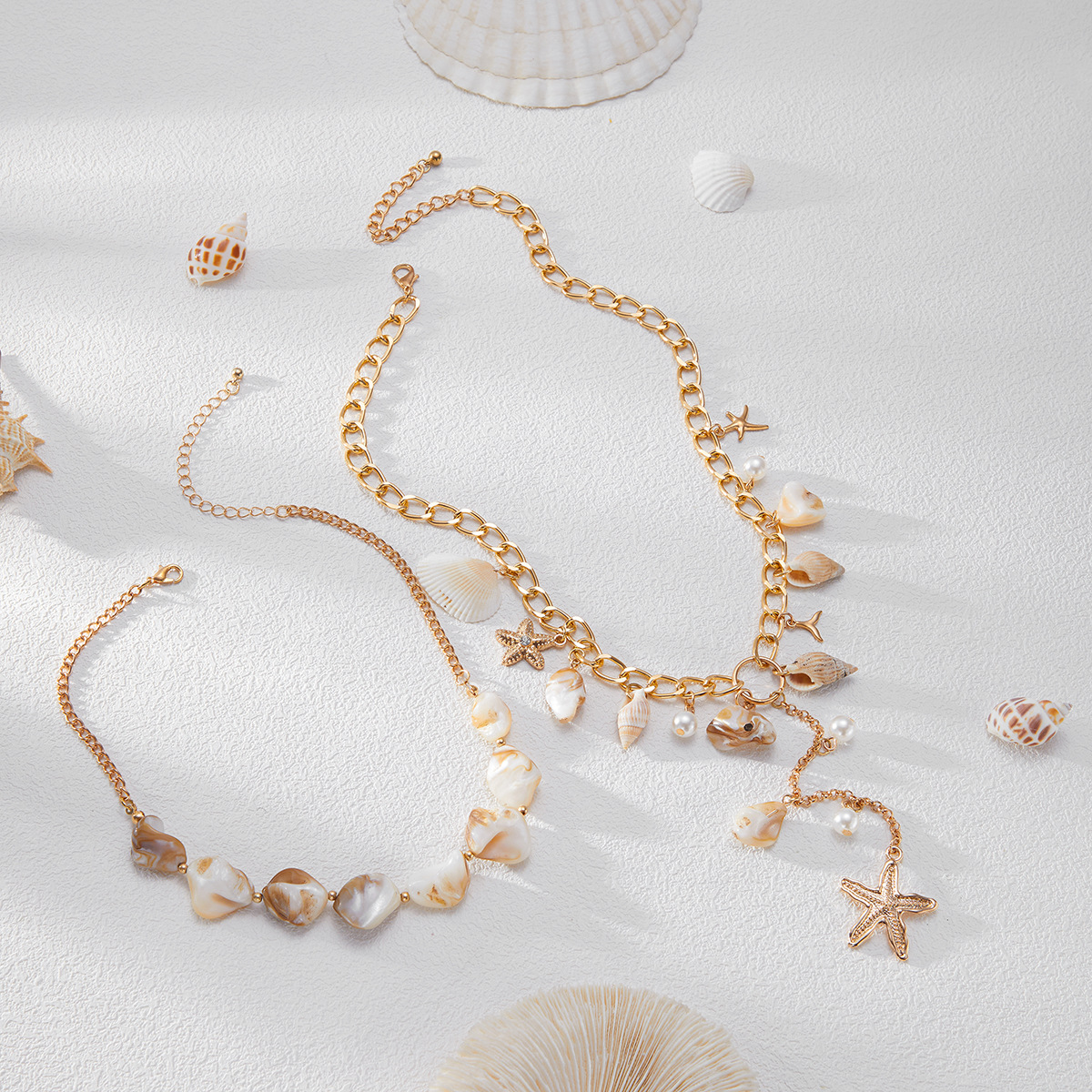 Mojoyce Bohemian Trendy Natural Shell Conch Choker Necklace for Women Imitation Pearl Pendant Necklaces Beach Party Jewelry - Image 4