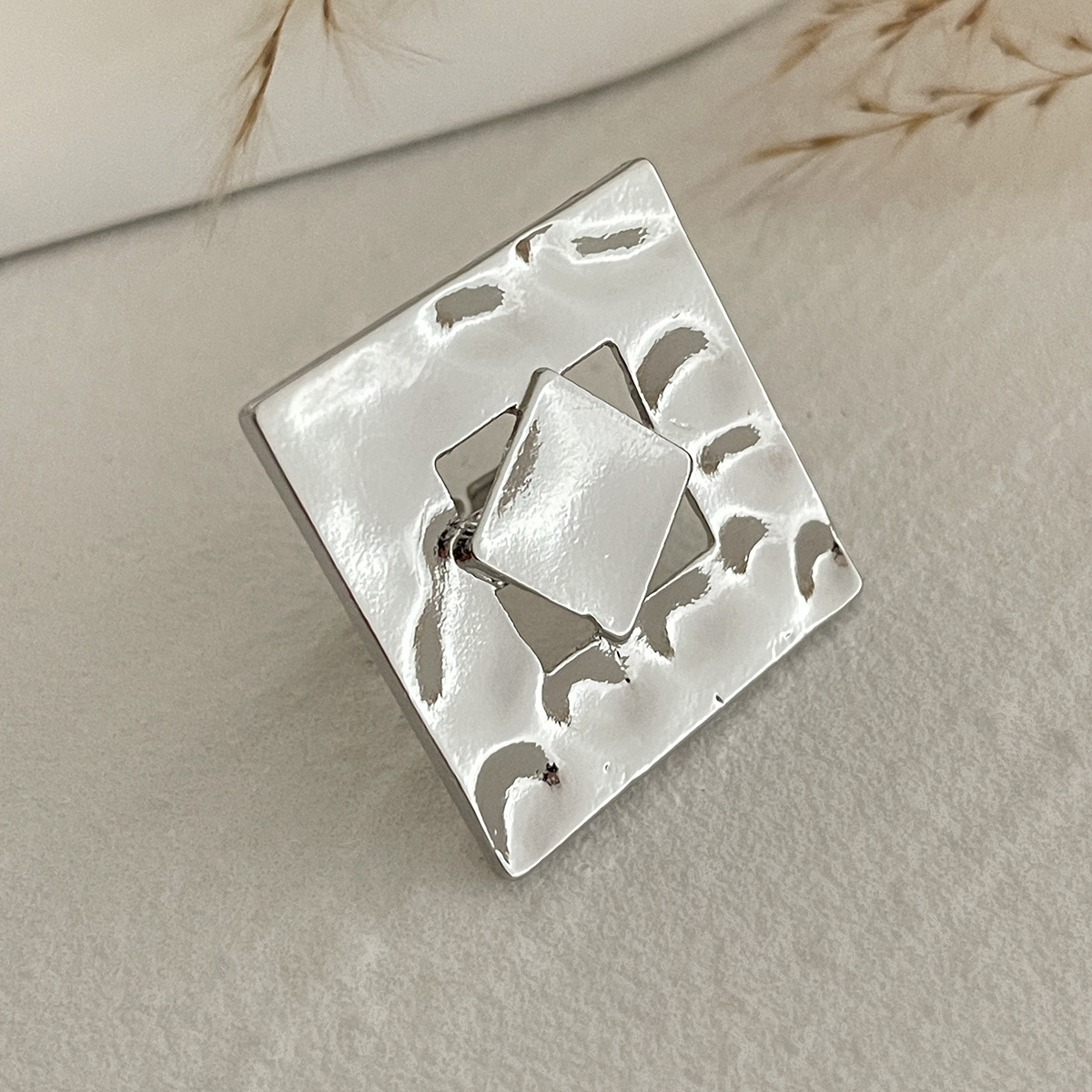 Mojoyce Hip Hop Punk Irregular Metal Rings For Women Men Fashion Hollow Geometric Gold Silver Color Knuckle Joint Ring Jewelry - Image 11