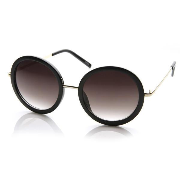 Round Fashion Designer Sunglasses - Image 7