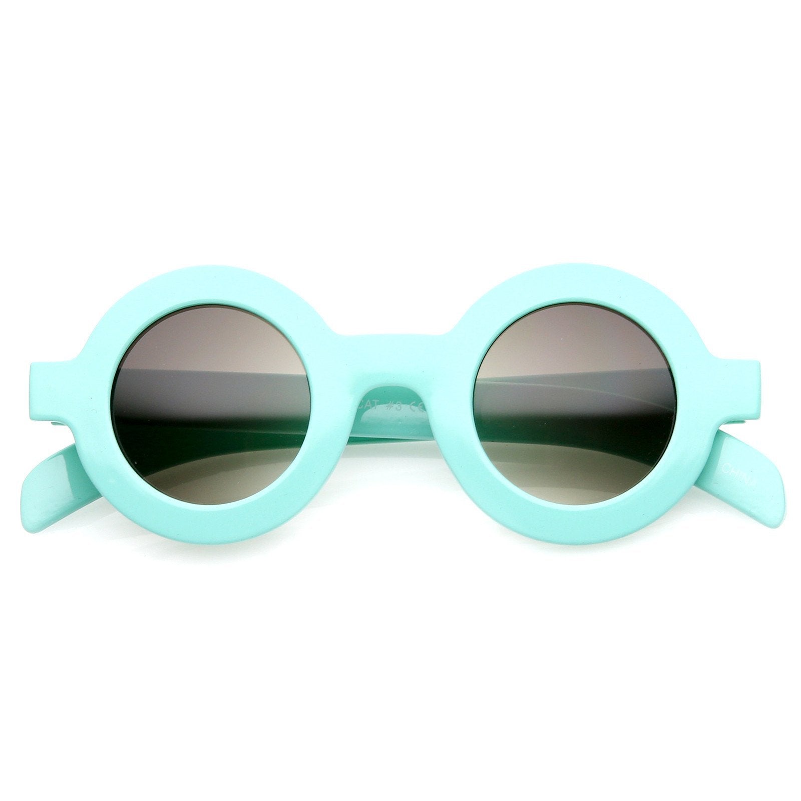 Thick Round Sunglasses - Image 2