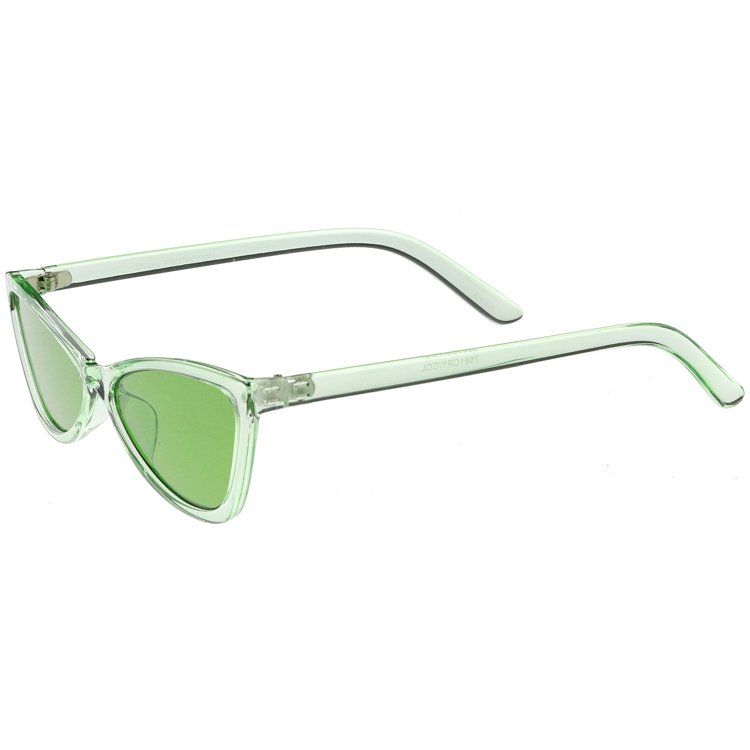 Retro Small Triangle Cat Eye Sunglasses - Image 2