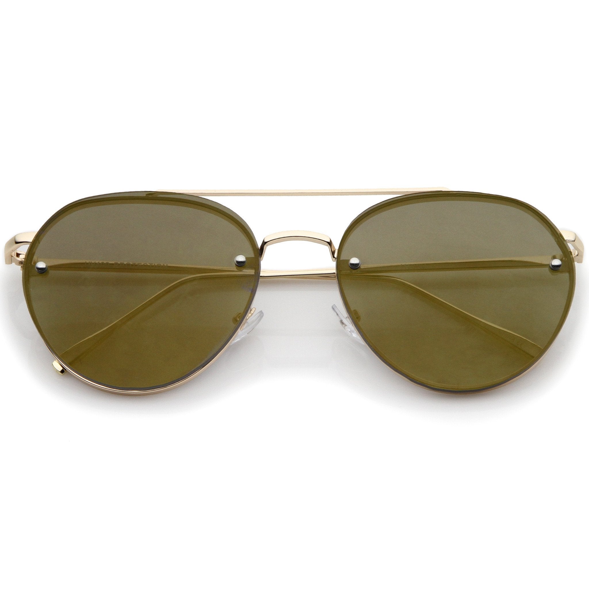 Mirrored Flat Lens Sunglasses - Image 7