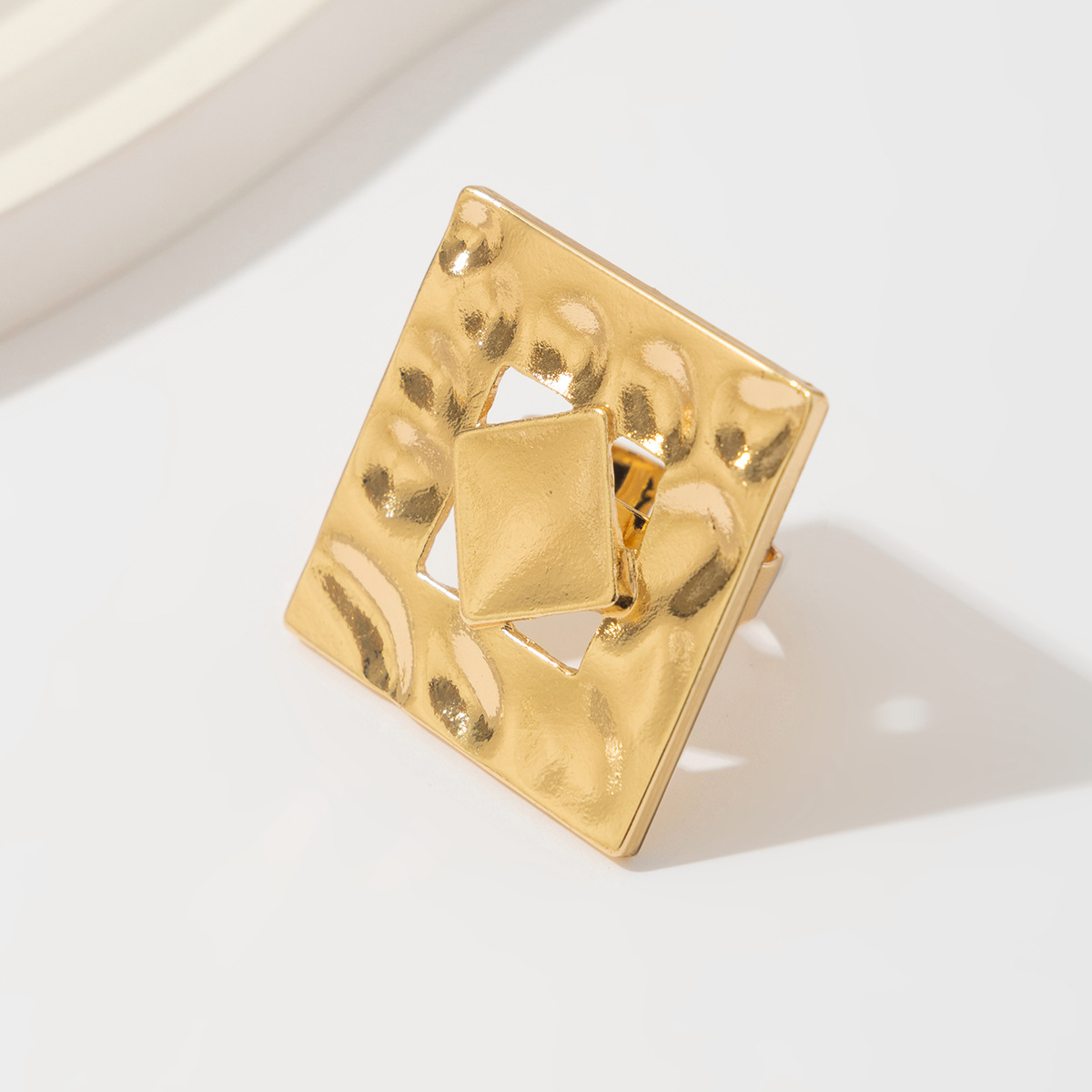 Mojoyce Hip Hop Punk Irregular Metal Rings For Women Men Fashion Hollow Geometric Gold Silver Color Knuckle Joint Ring Jewelry - Image 12