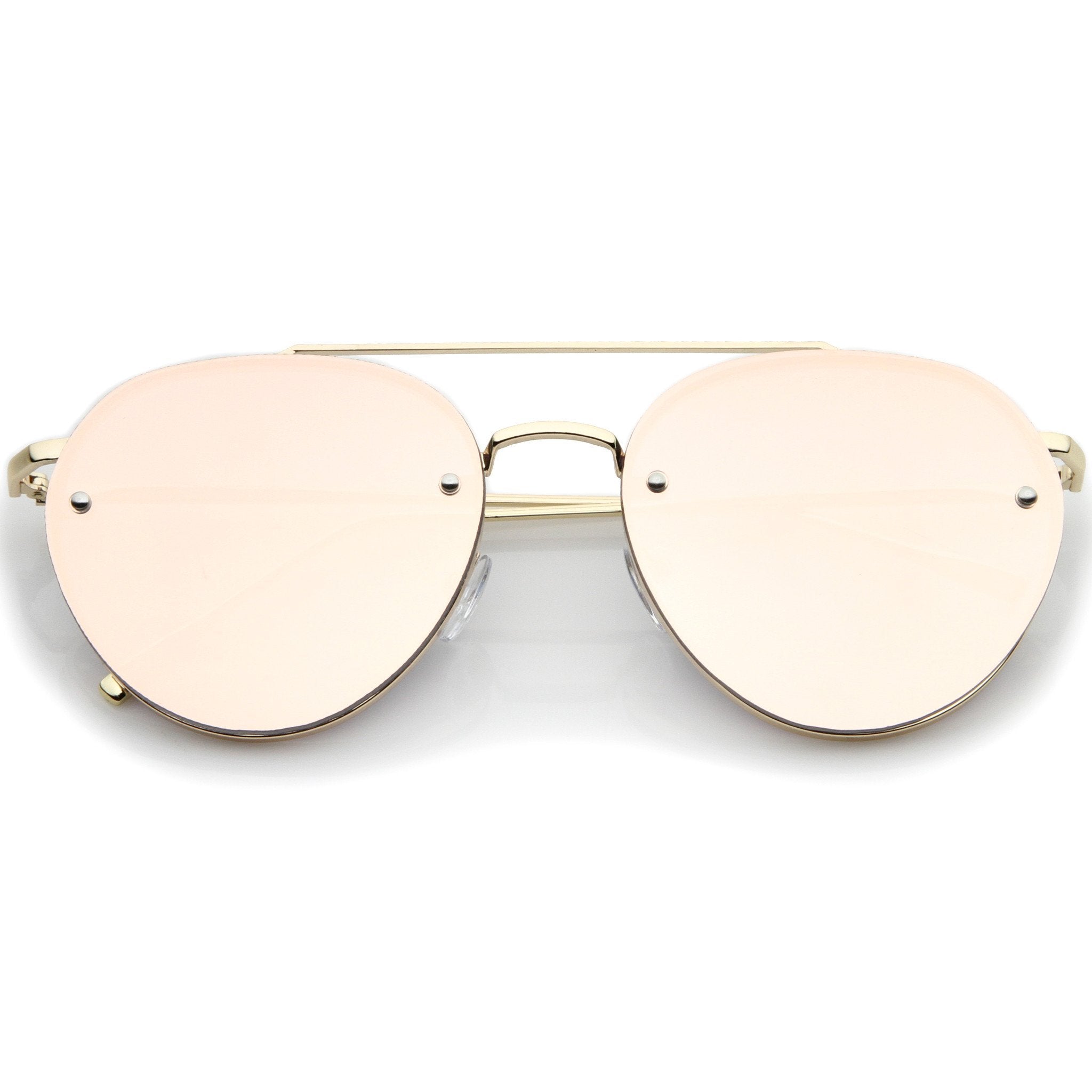 Mirrored Flat Lens Sunglasses - Image 6
