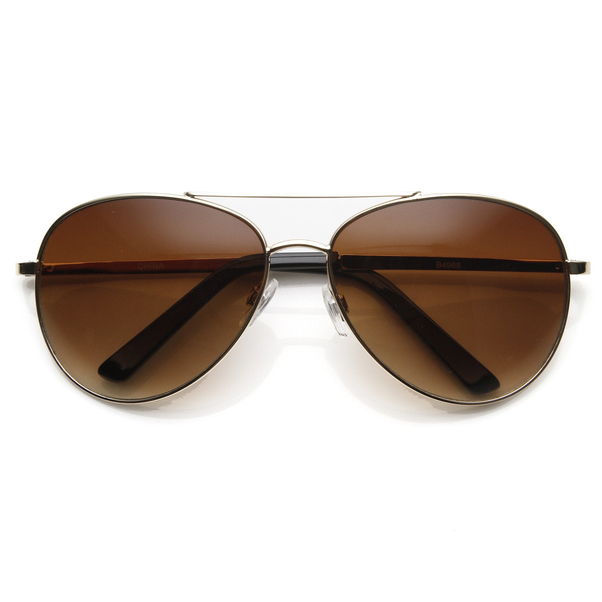 Full Metal Aviator Sunglasses - Image 4