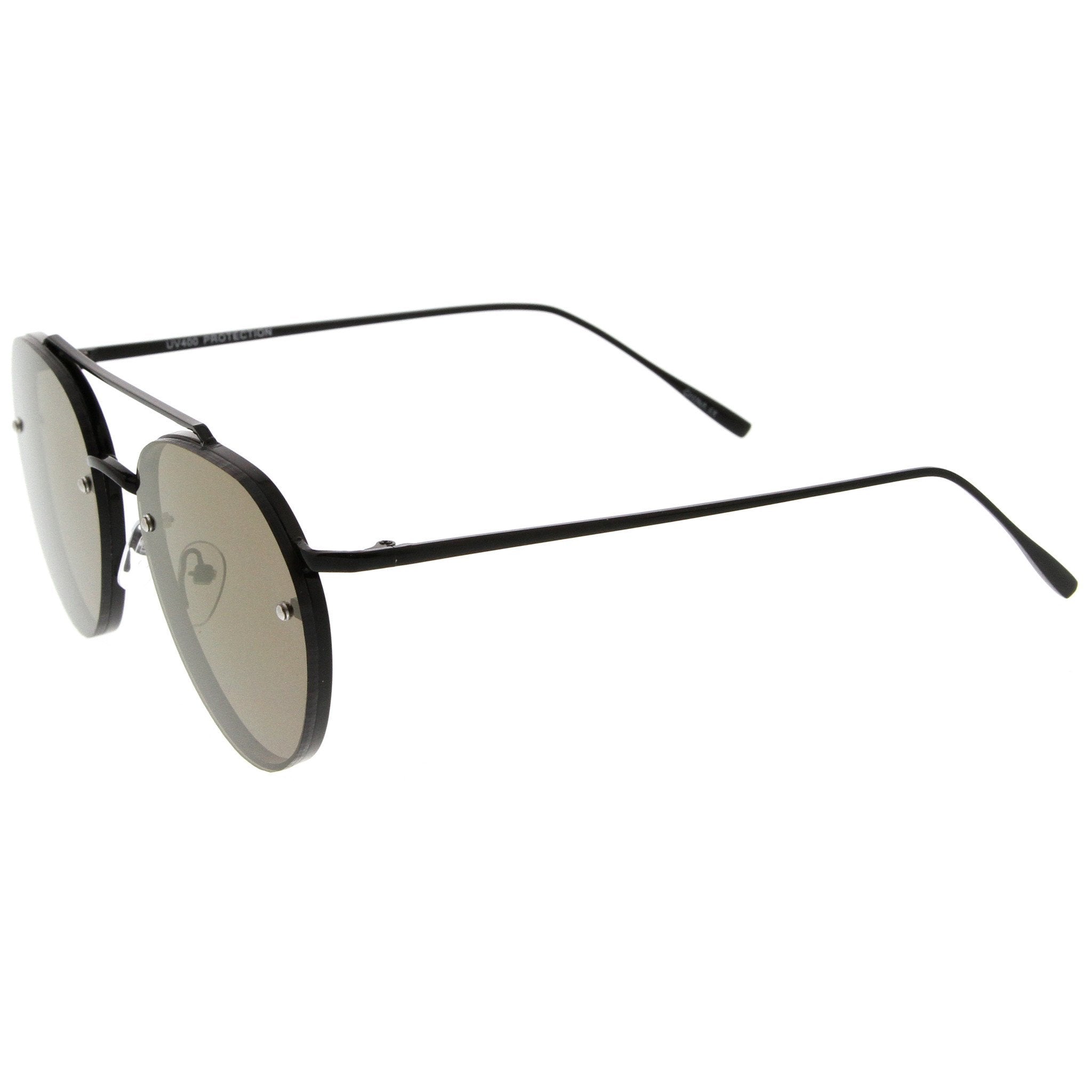 Mirrored Flat Lens Sunglasses - Image 2