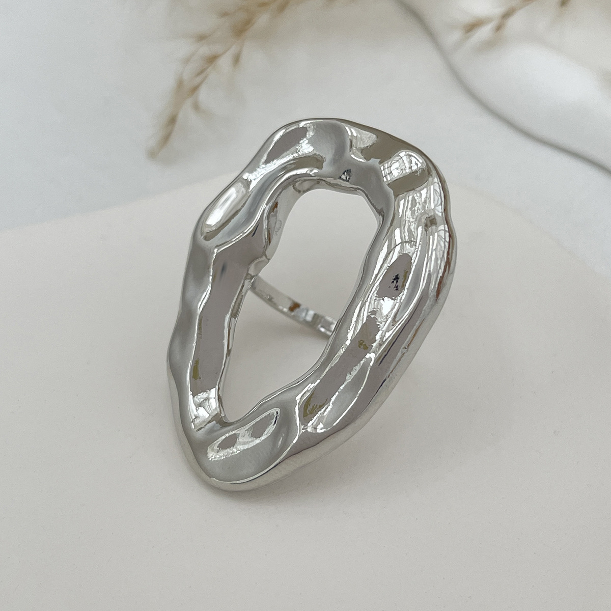 Mojoyce Hip Hop Punk Irregular Metal Rings For Women Men Fashion Hollow Geometric Gold Silver Color Knuckle Joint Ring Jewelry - Image 6