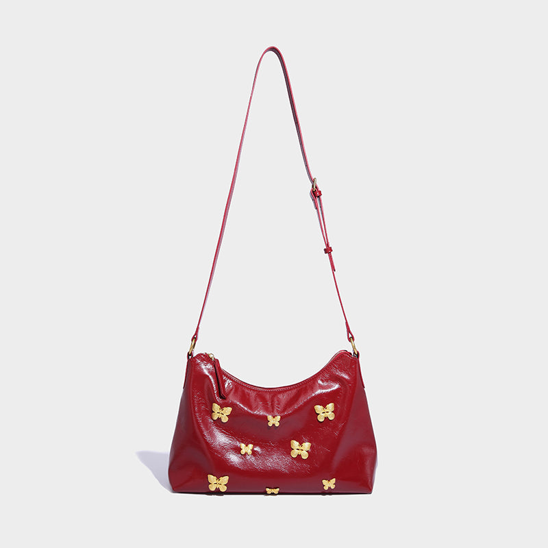 Vintage Bow Leather Tote Bag - Image 3