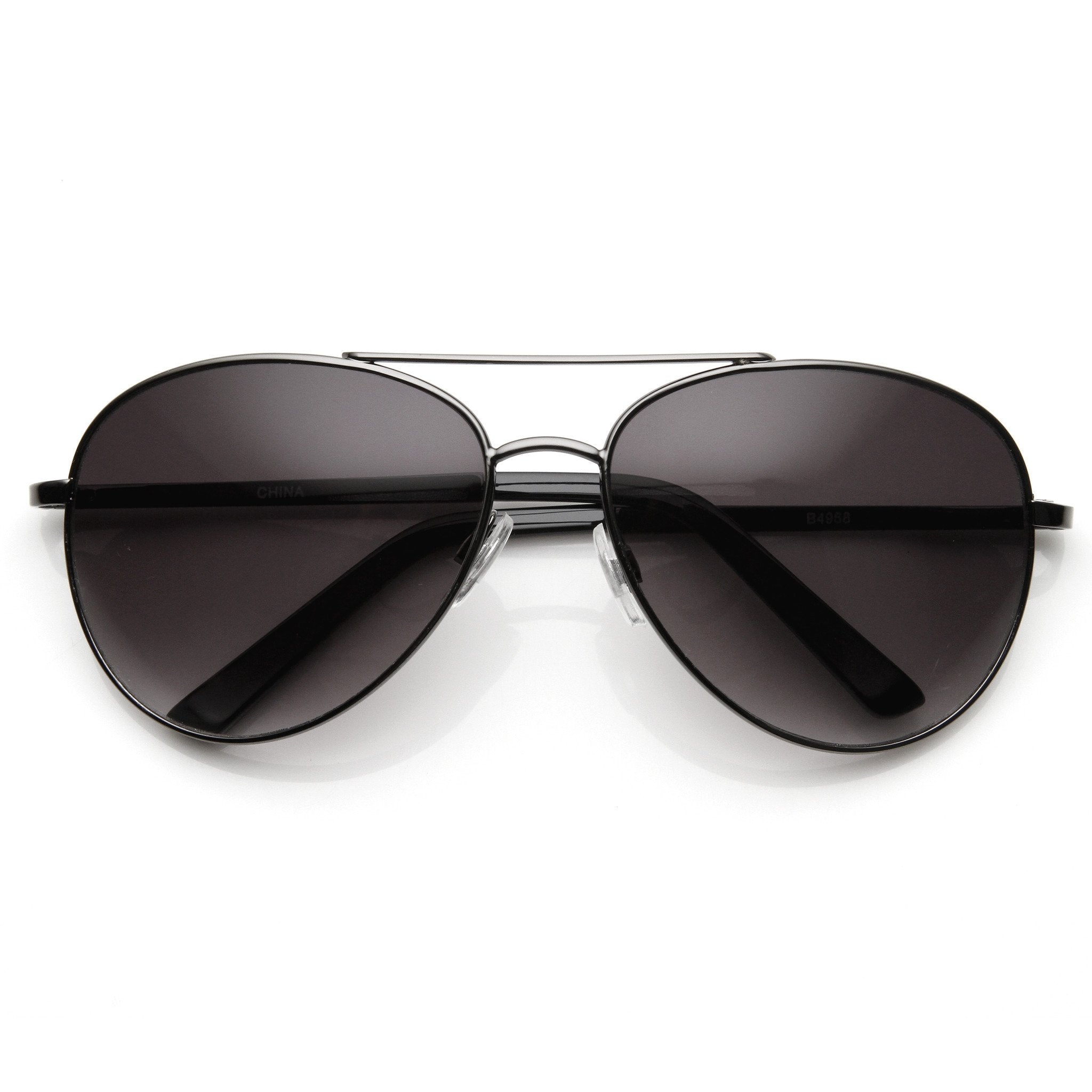 Full Metal Aviator Sunglasses - Image 5